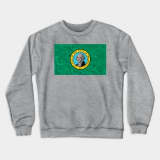 Flag of Washington State Crewneck Sweatshirt